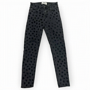 Acne Studios Mid-Rise Skinny Leg Luxury Designer Denim Jeans - Womens XS